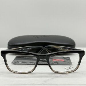 Ray-Ban RB5279 5540 Black Fade Horn Eyeglass Frames 53-18 READ
